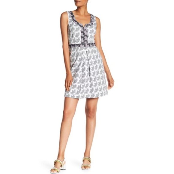 Trina Turk Lucenda Dot-Patterned Sleeveless Dress - Picture 3 of 3